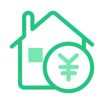 Sell A House SVG Icon